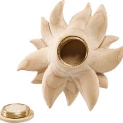 Edelweiss houten mini-urn