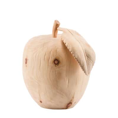 Apple houten urn