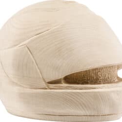Helmet houten urn