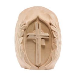 Freedom+ kruis houten urn