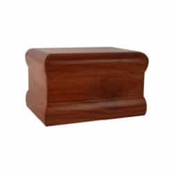 Elementary houten urn