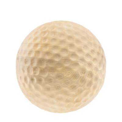 Golfball houten urn