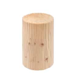 Swiss pine trunk houten urn