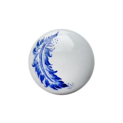 Feather urn Royal Delft