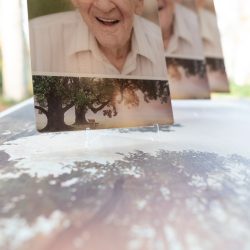 Rouwfoto staand laten bedrukken