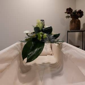 Plexiglas plateau voor bloemen