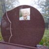 Foto op grafmonument