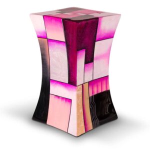 Roze urn modern