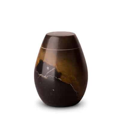 Keepsake Marmeren Urn – Zwart bruin