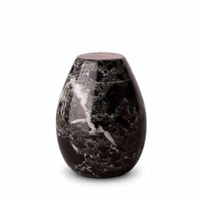 Keepsake Marmeren Urn – Zwart wit