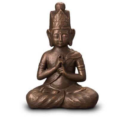 Keramische urn brons Boeddha Dai Nichi